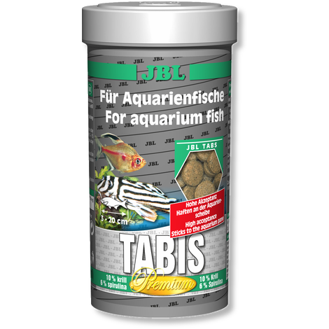JBL Tabis 250ml Futtertabletten mit Krill und Spirulina