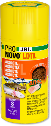 JBL Pronovo Lotl Grano S 100ml für Axolotl von 3-10cm